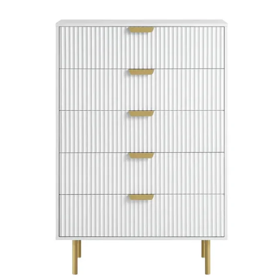 Drawer Dresser White - A Modern Style Large Storage Space