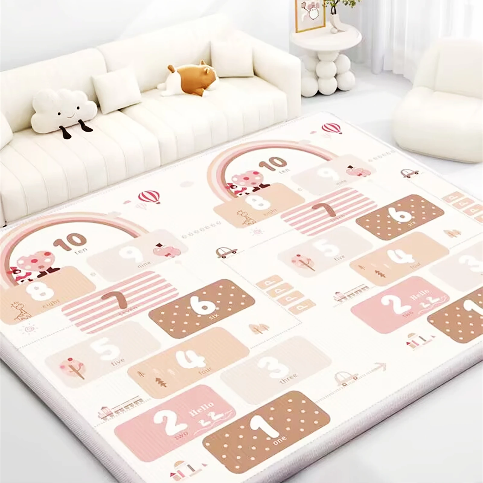 Baby Nursery Rug - Thicken 1/0.5cm Children's Patterns Baby Play
