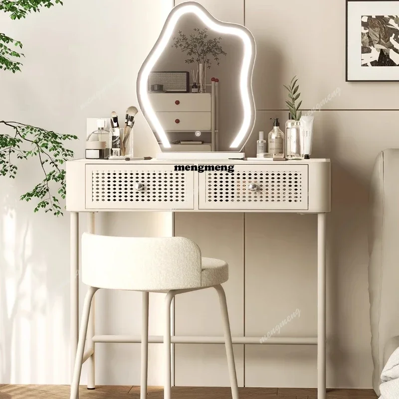 Drawer Dresser White - White Nordic Organizer Vanity Table Mirror