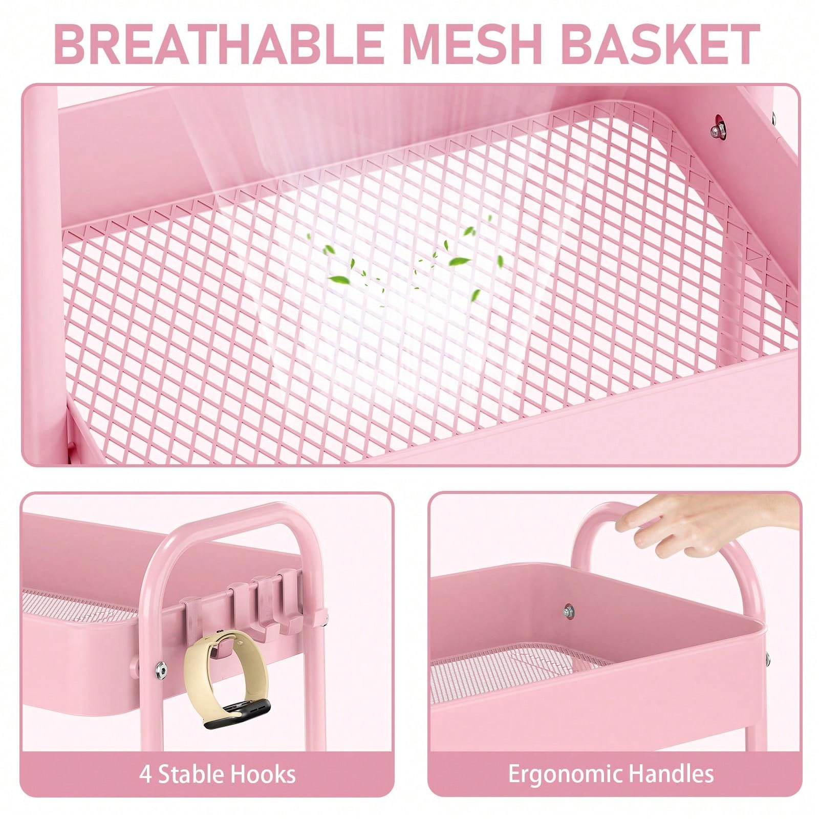 3 Tier Metal Rolling Cart With - đánh giá và giá Baby Nursery Unit
