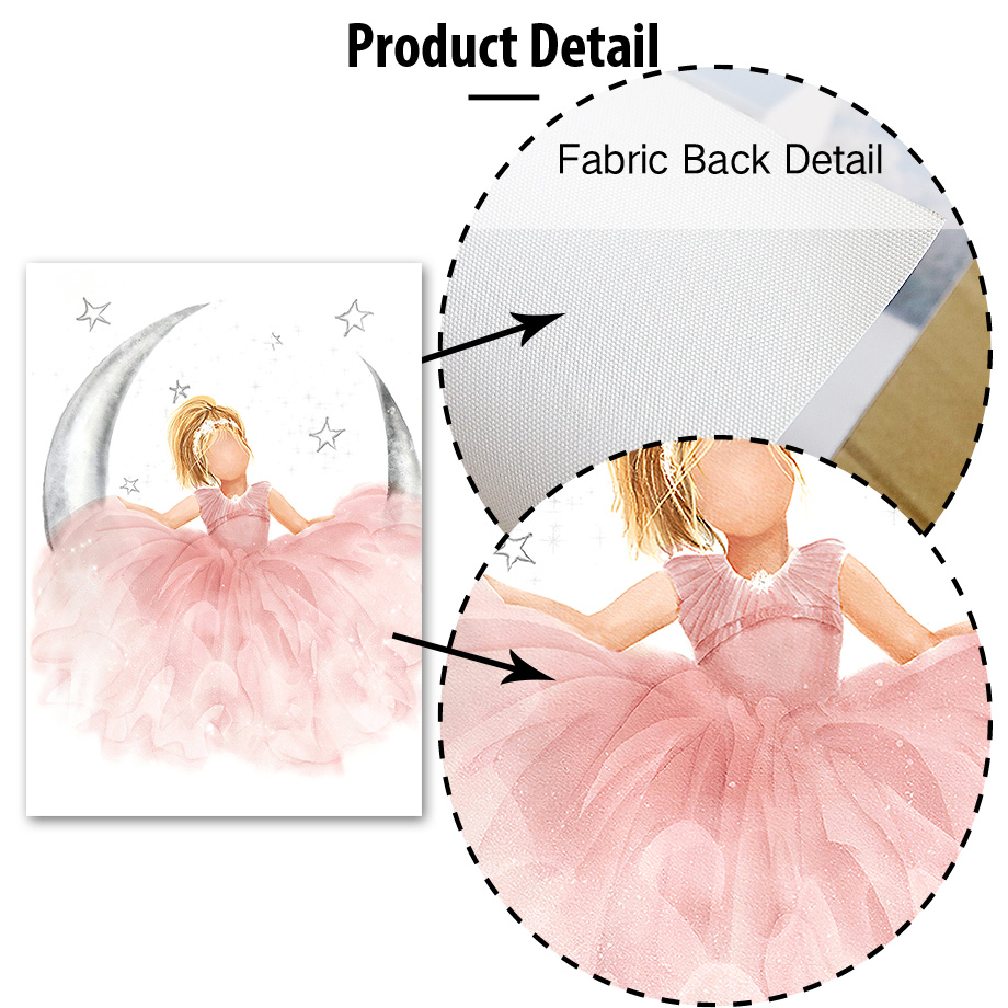 Pink Angel Girl Sun Moon Cloud - đánh giá và giá Baby Nursery Decor Girl
