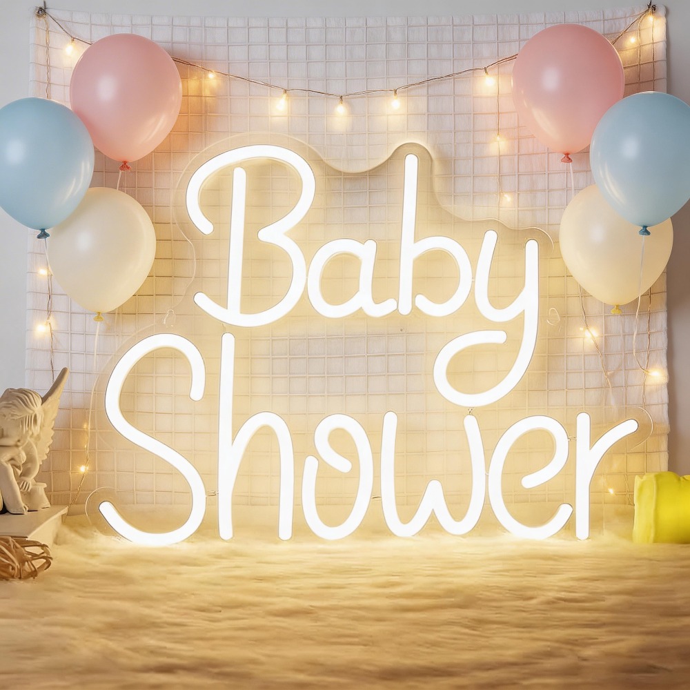 Baby Shower LED Neon Signs USB - đánh giá và giá Baby Nursery Wall Lights
