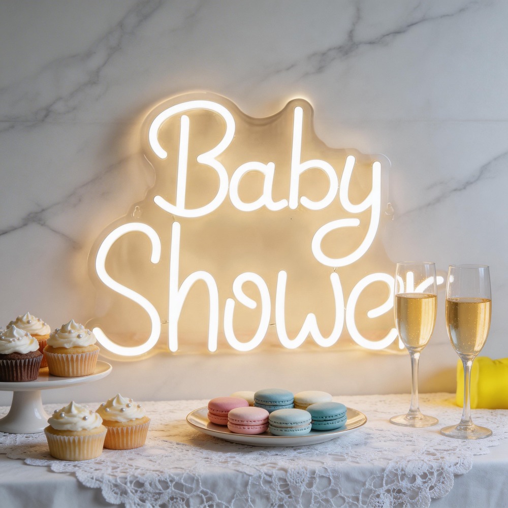 Baby Shower LED Neon Signs USB - đánh giá và giá Baby Nursery Wall Lights