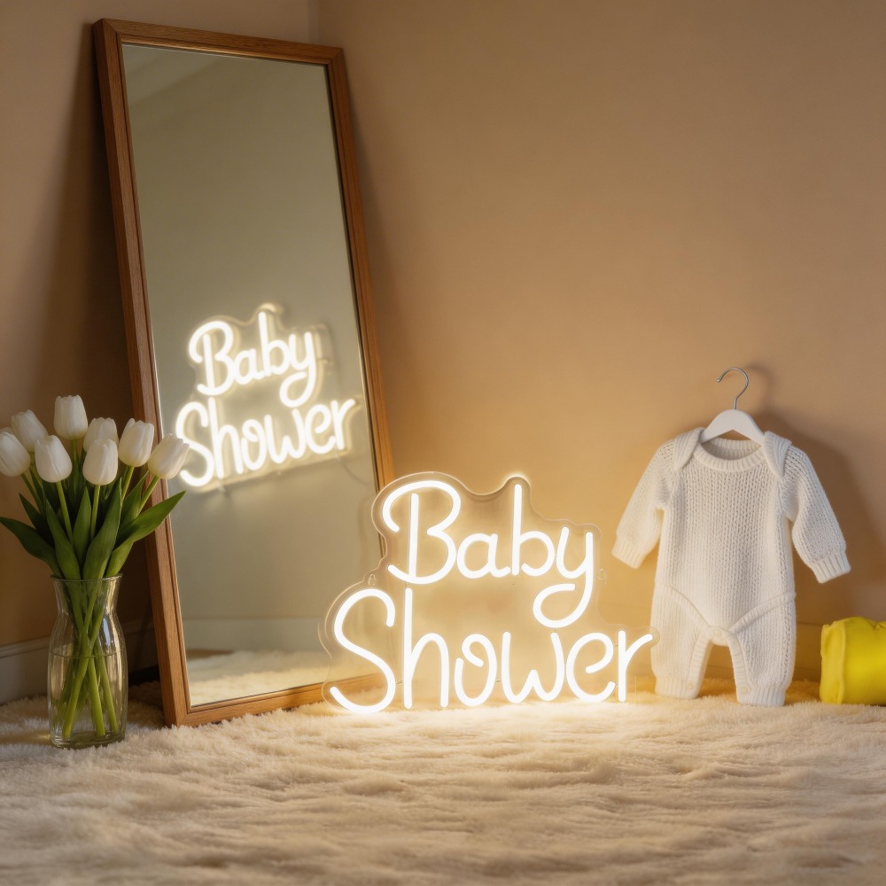 Baby Shower LED Neon Signs USB - đánh giá và giá Baby Nursery Wall Lights