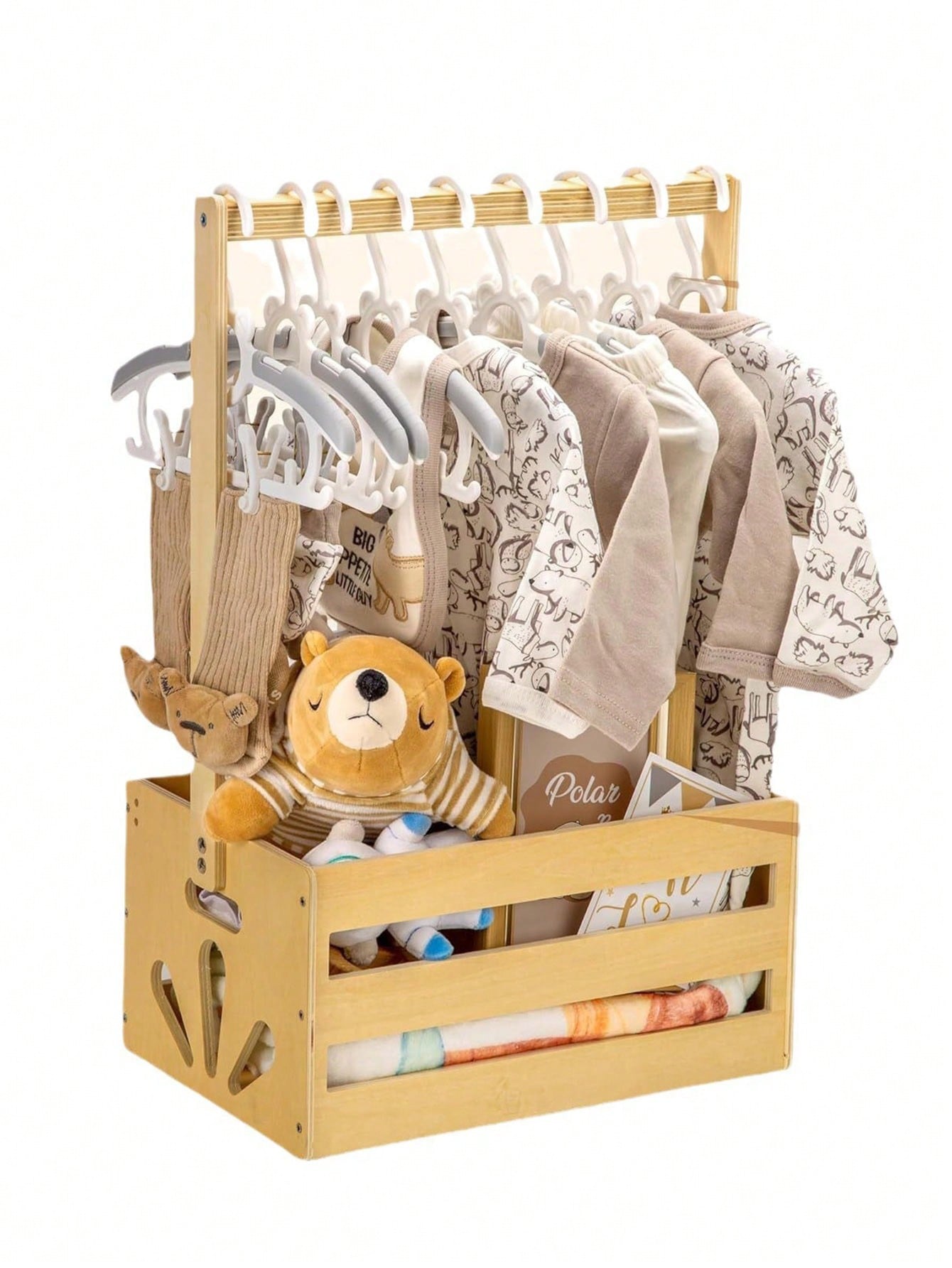 Baby Shower Crate Box With Han - đánh giá và giá Baby Nursery Unit