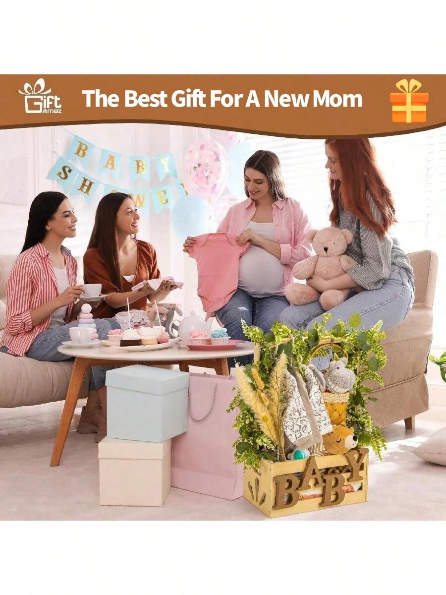 Baby Shower Crate Box With Han - đánh giá và giá Baby Nursery Unit