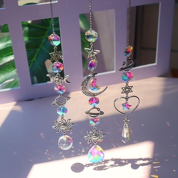 Crystal Wind Chime Rainbow Mak - đánh giá và giá Baby Nursery Decor Girl