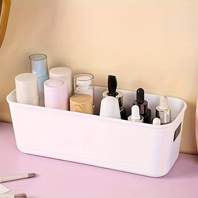 4pcs White Plastic Storage Box - đánh giá và giá Drawer Dresser White