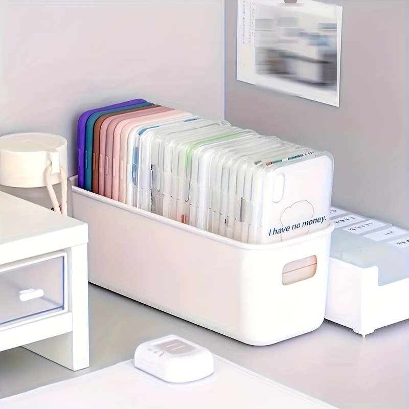 4pcs White Plastic Storage Box - đánh giá và giá Drawer Dresser White