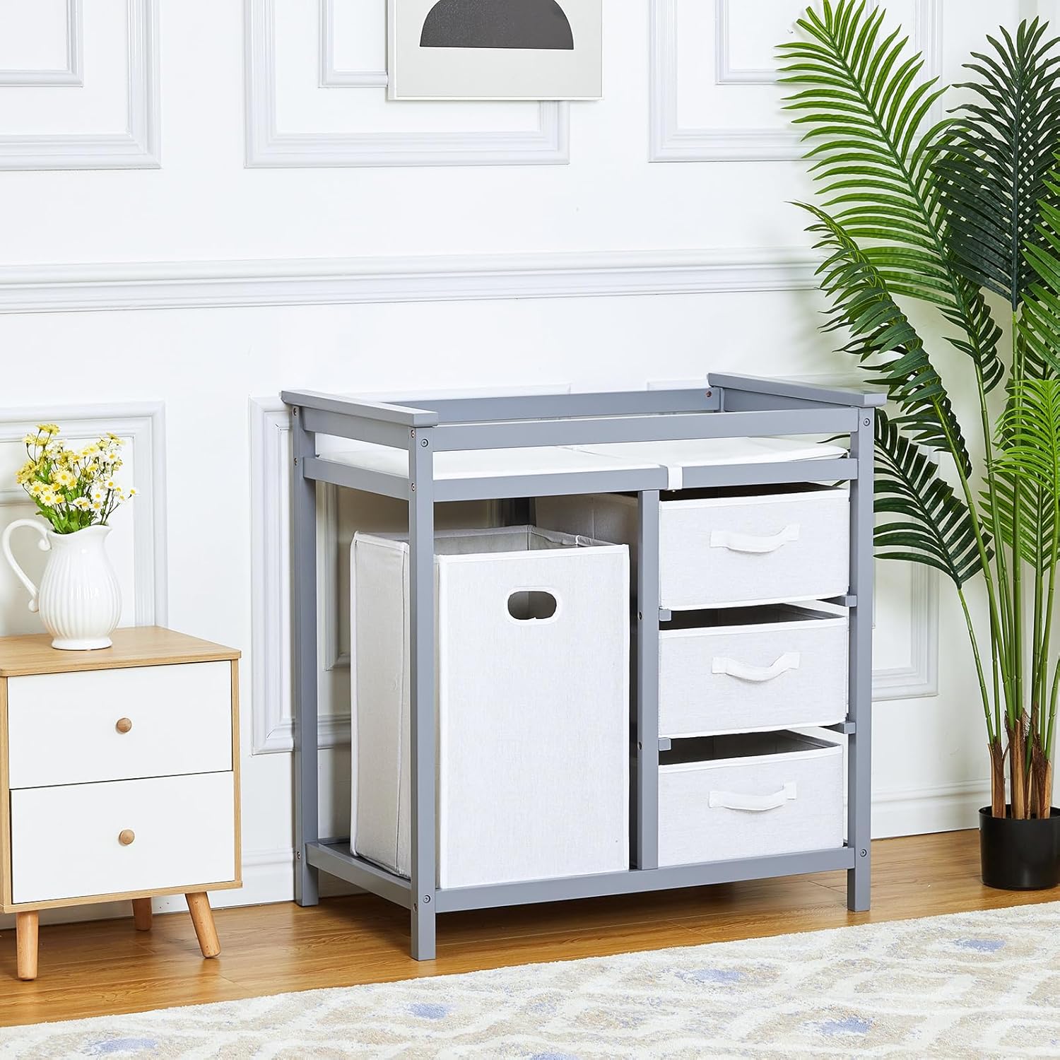 Baby Changing Table with Chang - đánh giá và giá Baby Nursery Unit