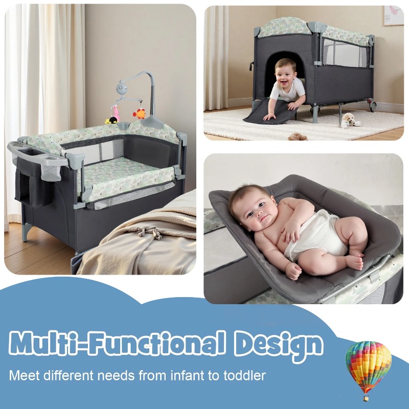 Pack n Play Portable Playard w - đánh giá và giá Baby Nursery Table