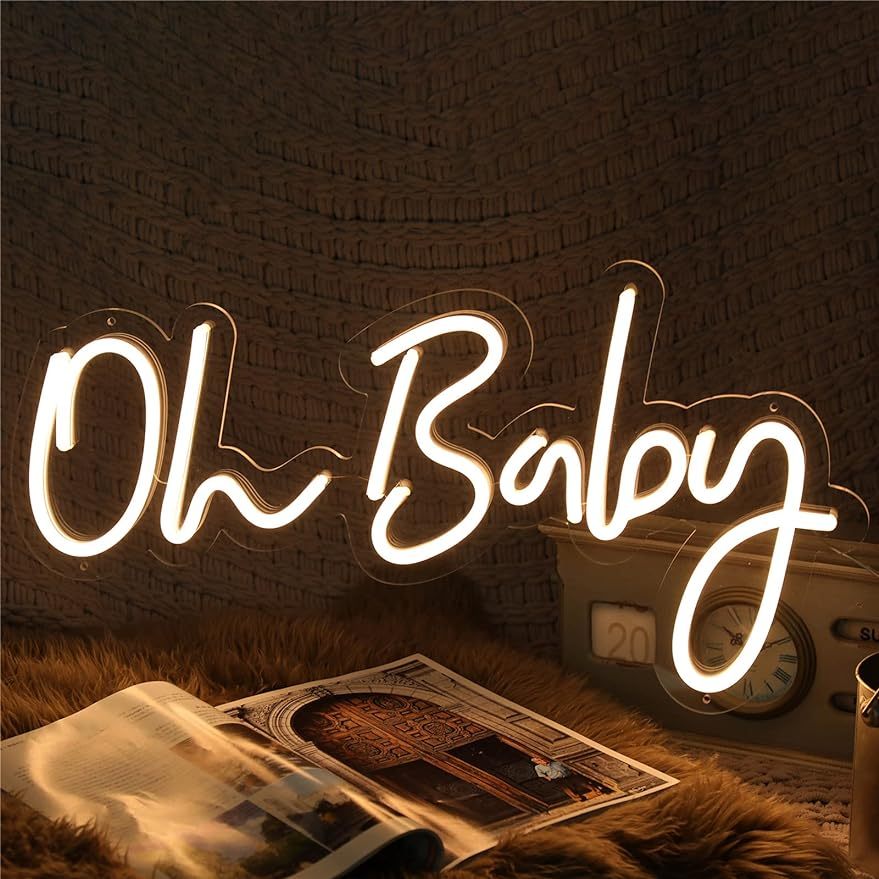 Oh Baby Neon Sign LED Marquee  - đánh giá và giá Baby Nursery Wall Lights