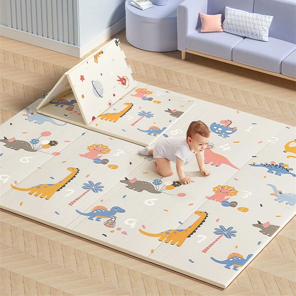 Non-Toxic Educational Foldable - đánh giá và giá Baby Nursery Rug