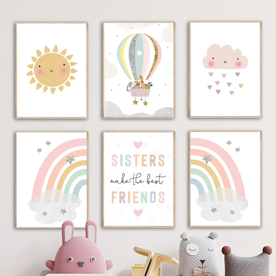 Giraffe Elephant Hot Balloon S - đánh giá và giá Baby Nursery Decor Girl