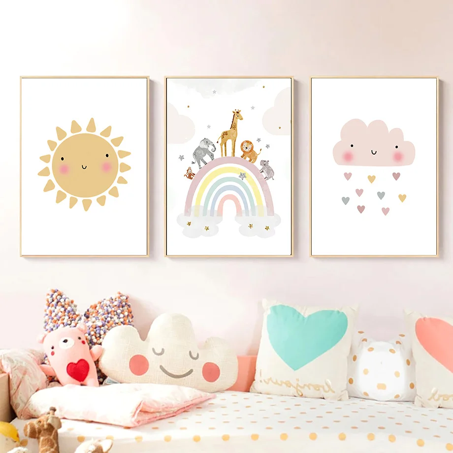 Giraffe Elephant Hot Balloon S - đánh giá và giá Baby Nursery Decor Girl