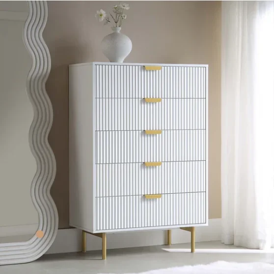 A Modern Style Large Storage S - đánh giá và giá Drawer Dresser White