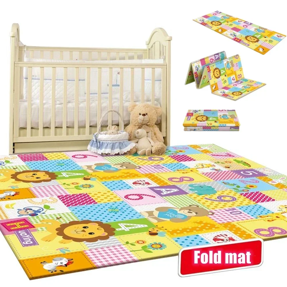 Non-Toxic Foldable Baby Play M - đánh giá và giá Baby Nursery Rug
