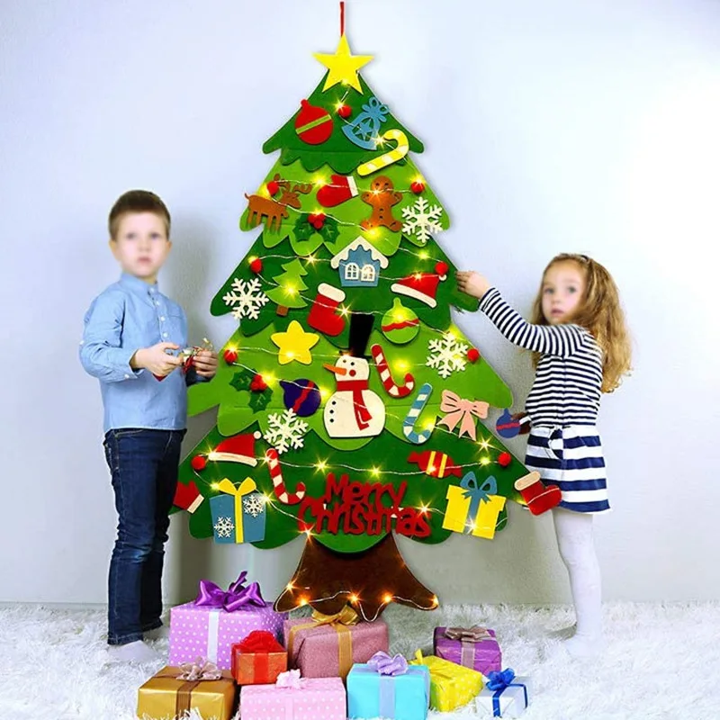 DIY Felt Christmas Tree for To - đánh giá và giá Baby Nursery Wall Lights