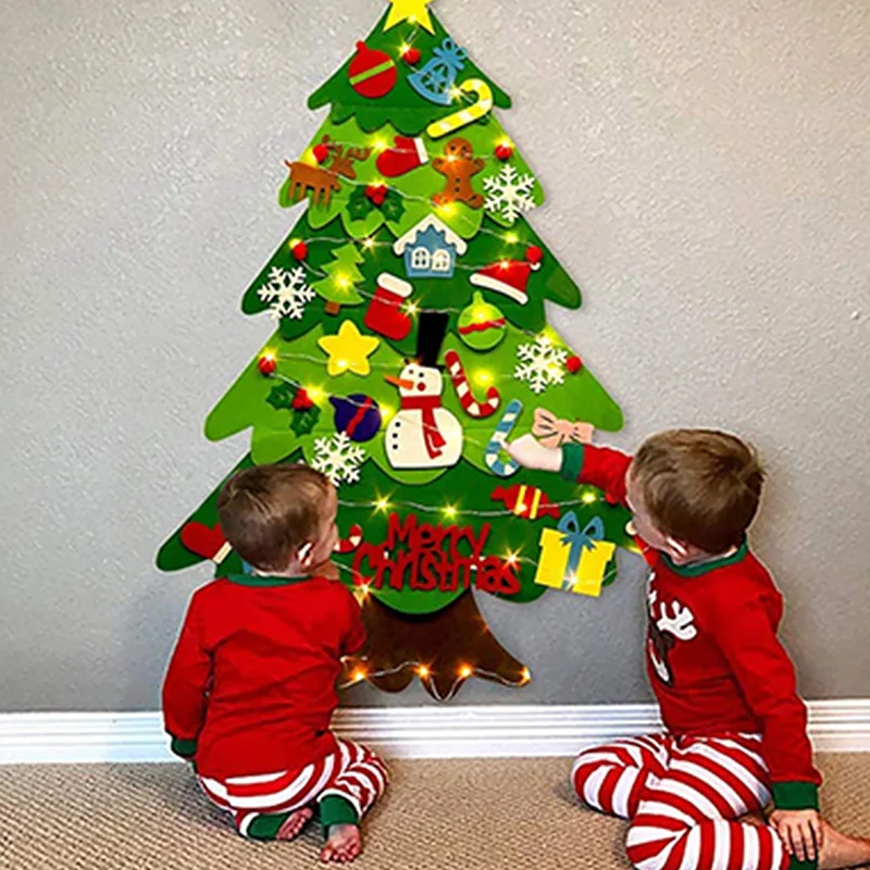 DIY Felt Christmas Tree for To - đánh giá và giá Baby Nursery Wall Lights