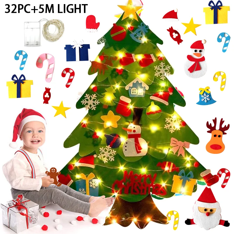 DIY Felt Christmas Tree for To - đánh giá và giá Baby Nursery Wall Lights