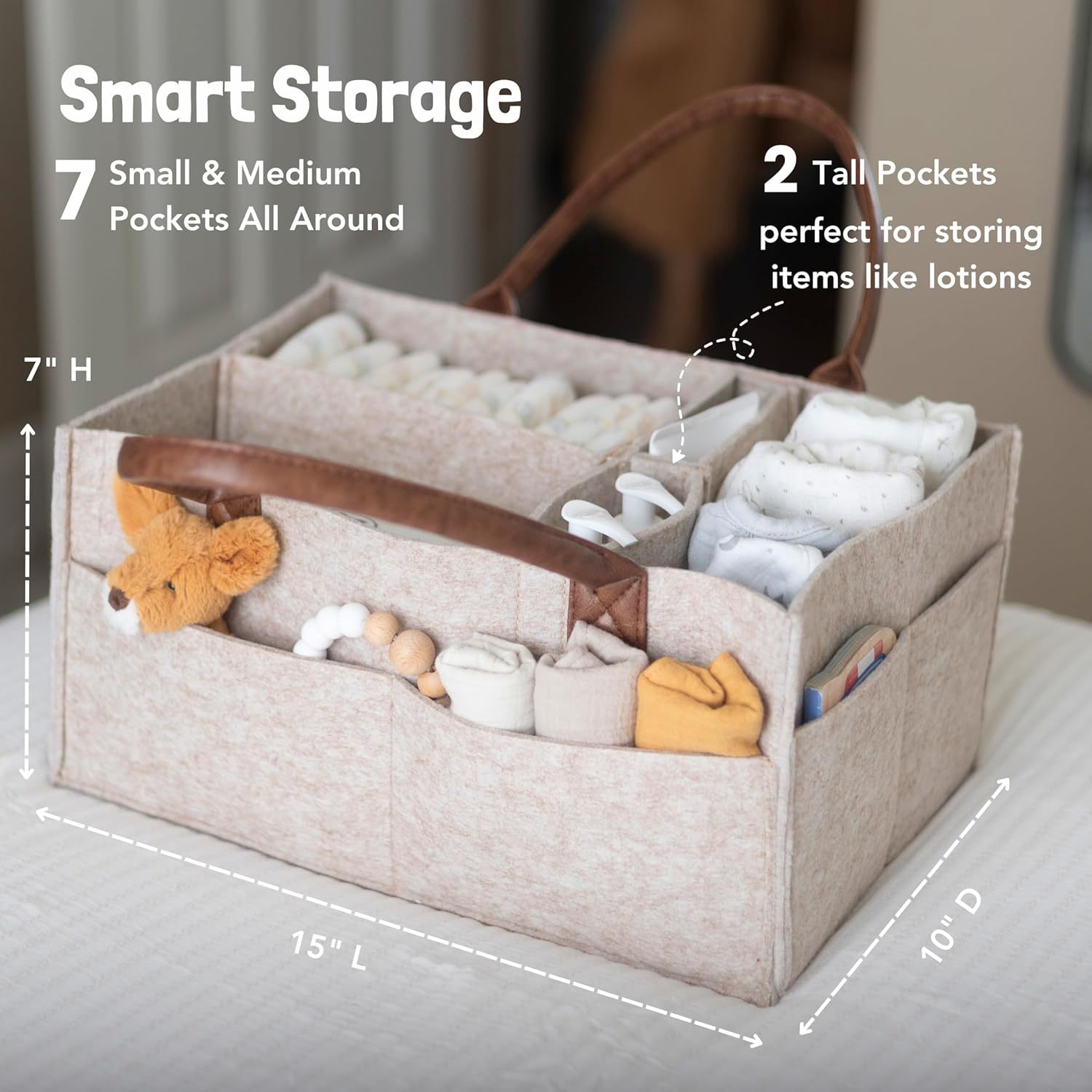 Baby Felt Storage Nursery Orga - đánh giá và giá Baby Nursery Organiser
