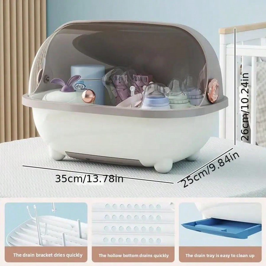 Baby Bottle Drying Rack Storag - đánh giá và giá Baby Nursery Unit