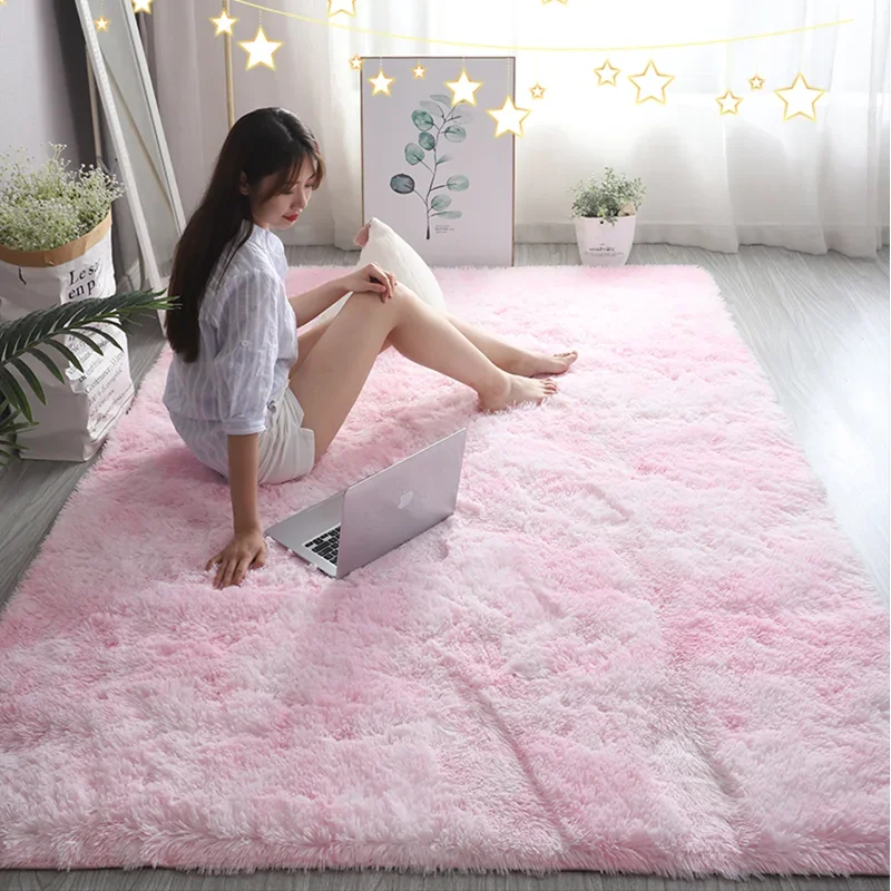 Pink Kids Carpet For Girls Bed - đánh giá và giá Baby Nursery Rug