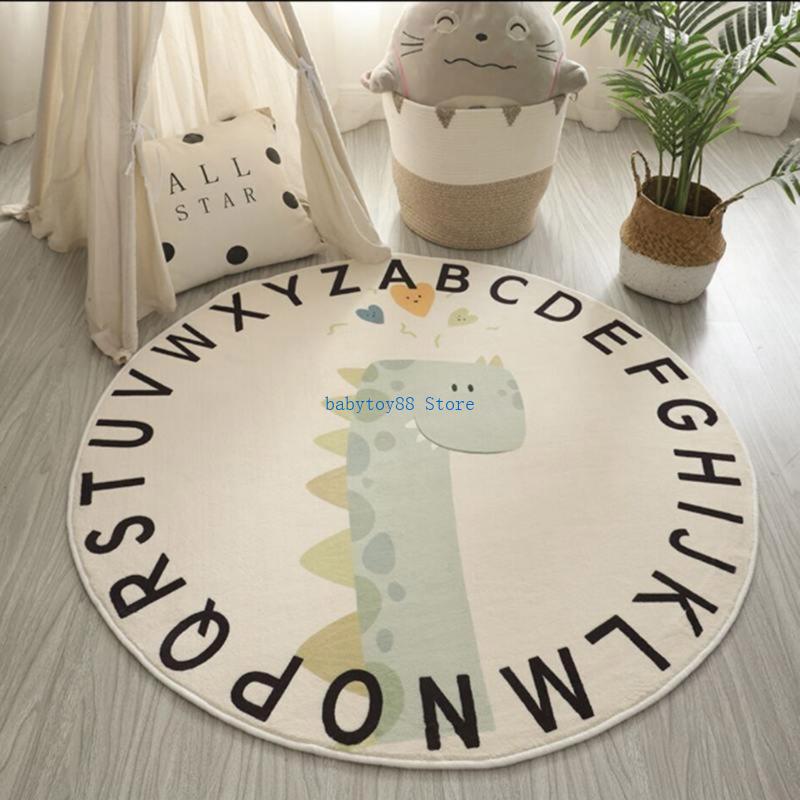 Y4UD Hoạt Hình In Hình Động Vậ - đánh giá và giá Baby Nursery Rug