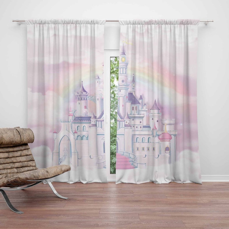 Princess Castle Nursery Curtai - đánh giá và giá Baby Nursery Curtains