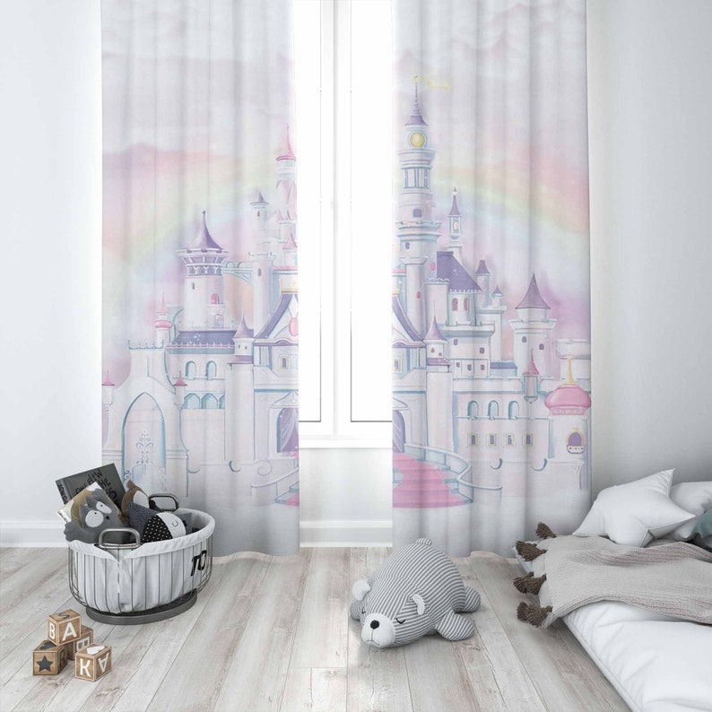 Princess Castle Nursery Curtai - đánh giá và giá Baby Nursery Curtains