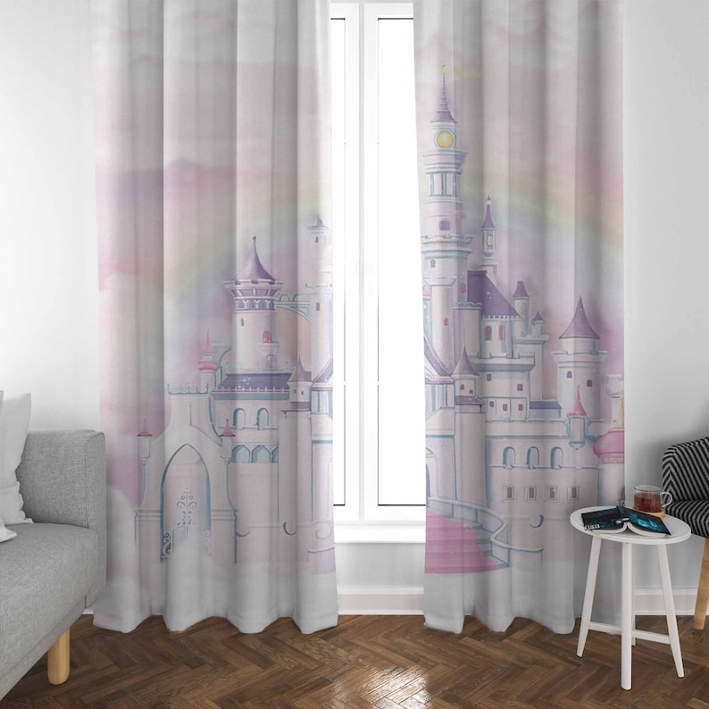 Princess Castle Nursery Curtai - đánh giá và giá Baby Nursery Curtains