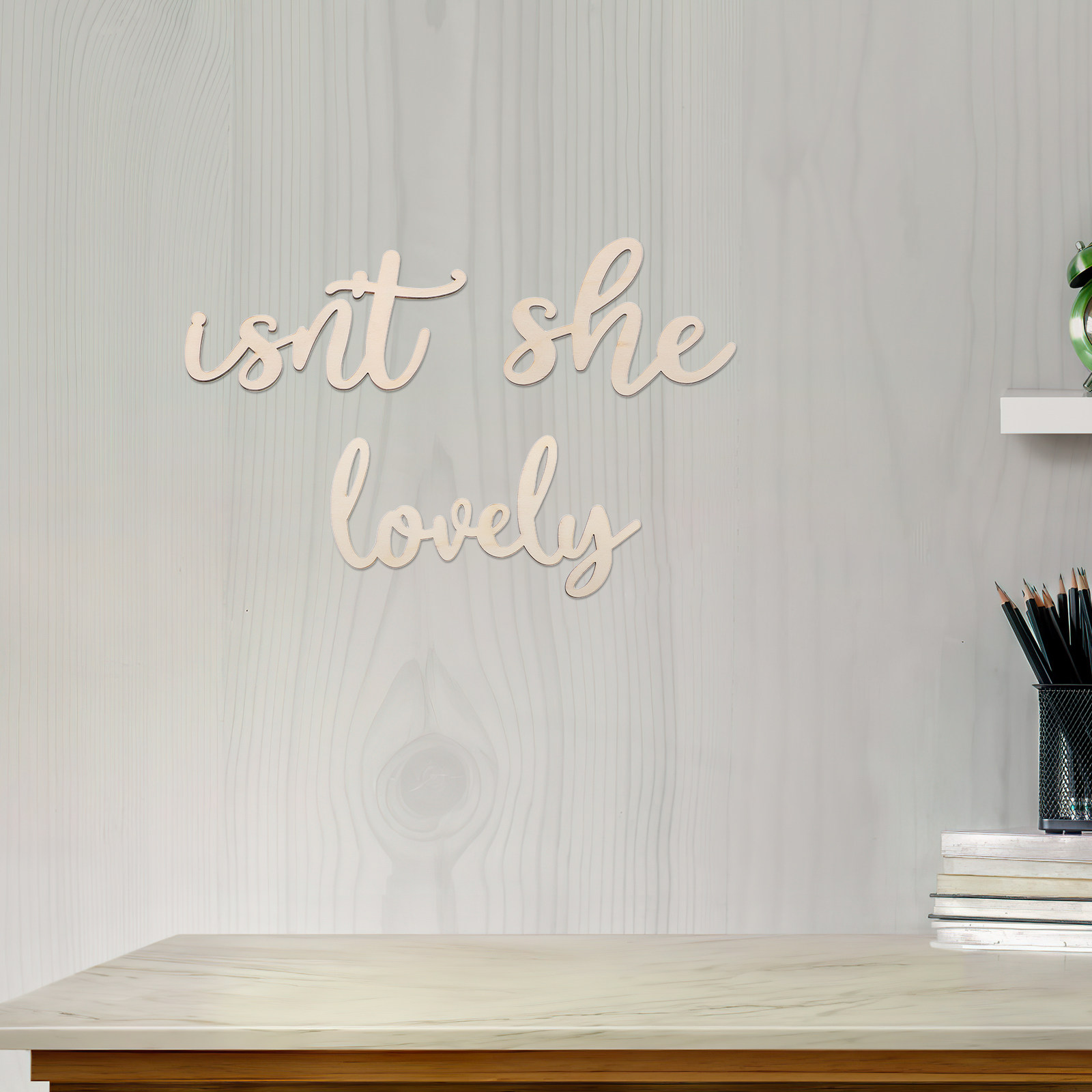 Wood Sign Wooden Wall Sticker  - đánh giá và giá Baby Nursery Decor Girl