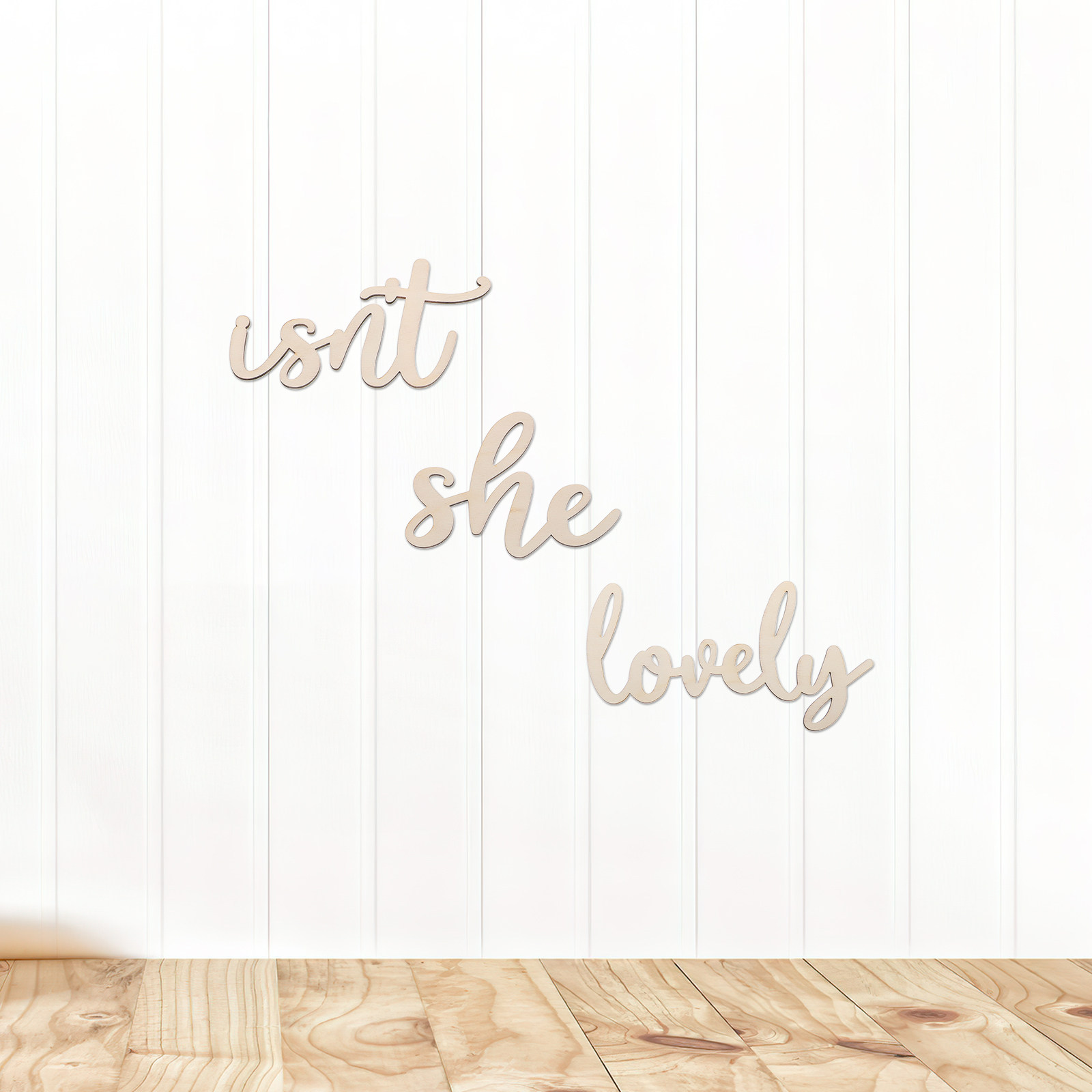 Wood Sign Wooden Wall Sticker  - đánh giá và giá Baby Nursery Decor Girl