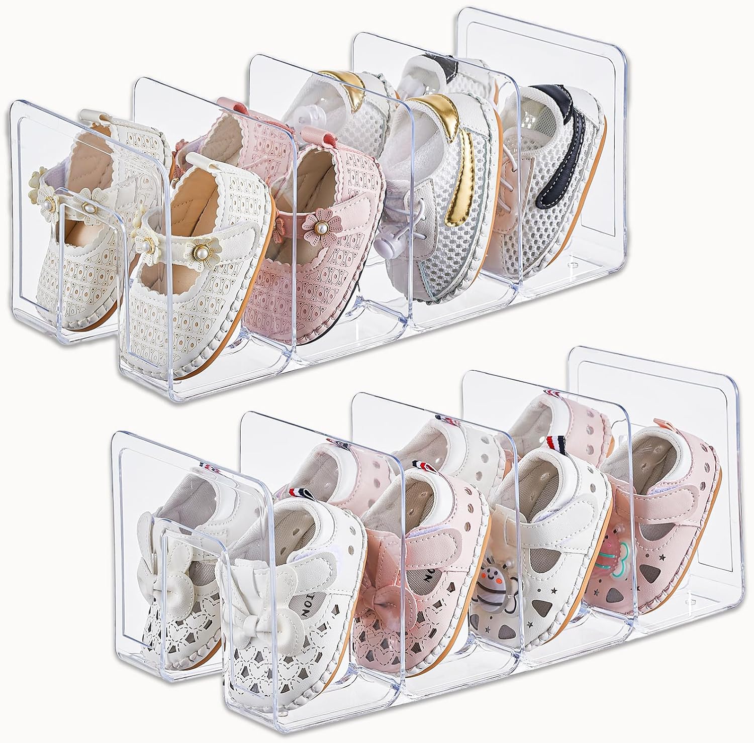 2 Pack Small Shoe Rack 4 Secti - đánh giá và giá Baby Bookshelf Small