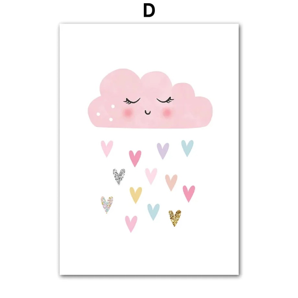 Pink Unicorn Rabbit Rainbow Cl - đánh giá và giá Baby Nursery Decor Girl