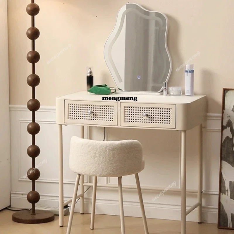White Nordic Organizer Vanity  - đánh giá và giá Drawer Dresser White