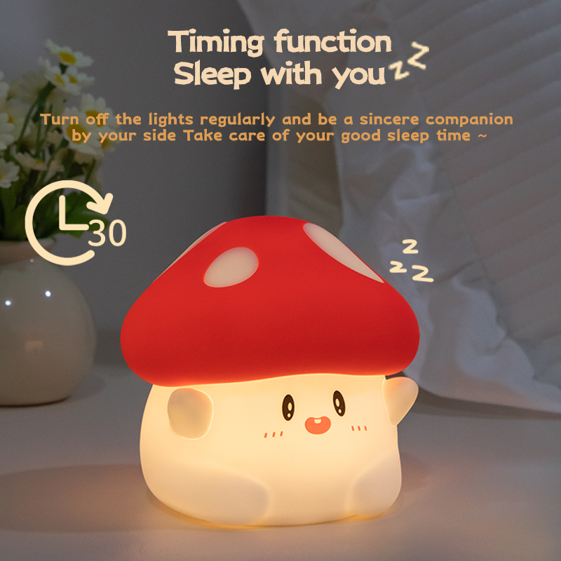 Mushroom Night Light LED Recha - đánh giá và giá Baby Nursery Table