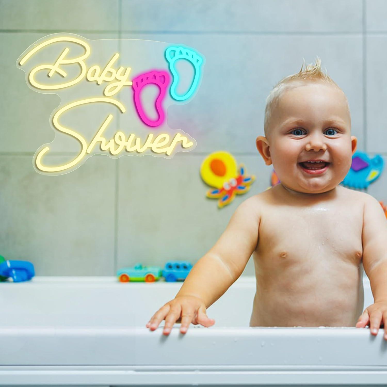 Baby Shower Neon Sign USB Dimm - đánh giá và giá Baby Nursery Wall Lights
