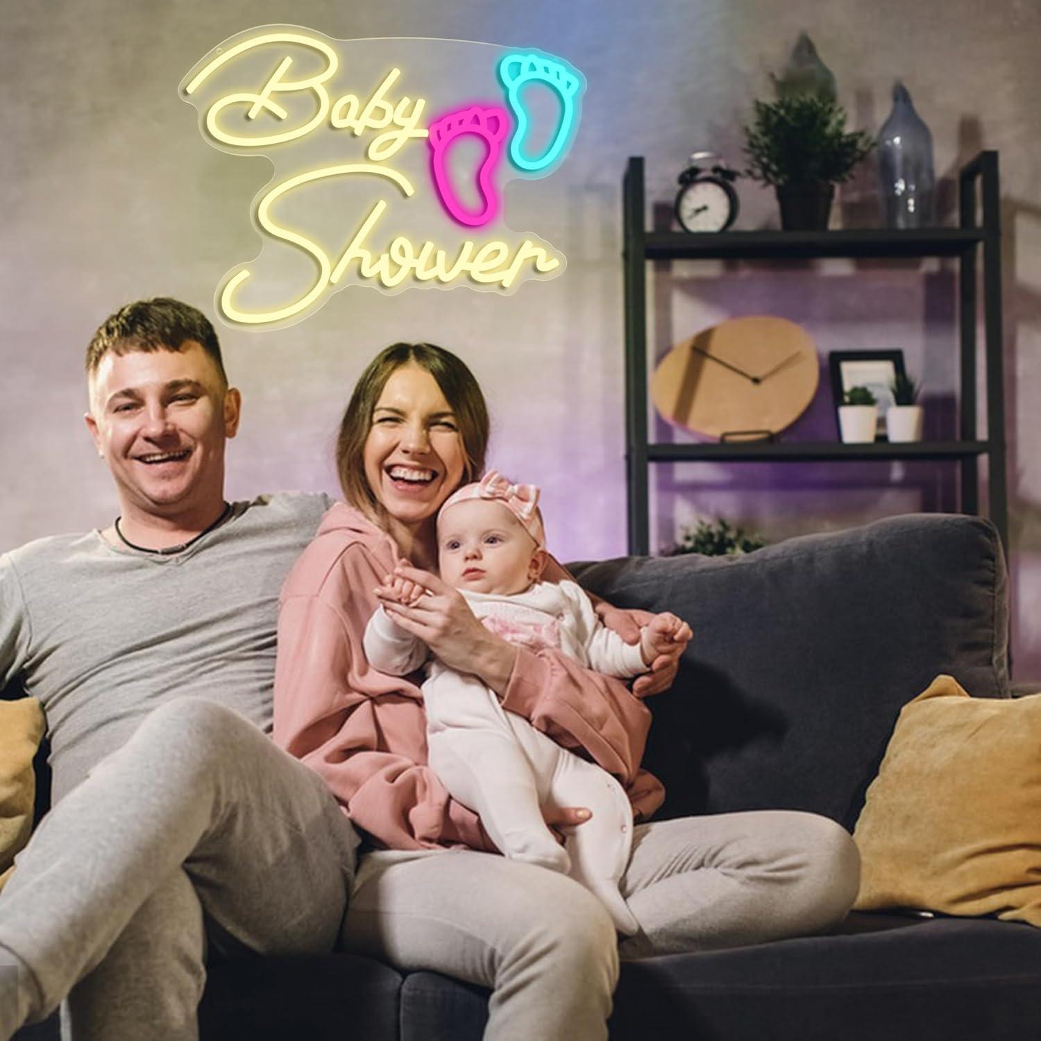 Baby Shower Neon Sign USB Dimm - đánh giá và giá Baby Nursery Wall Lights