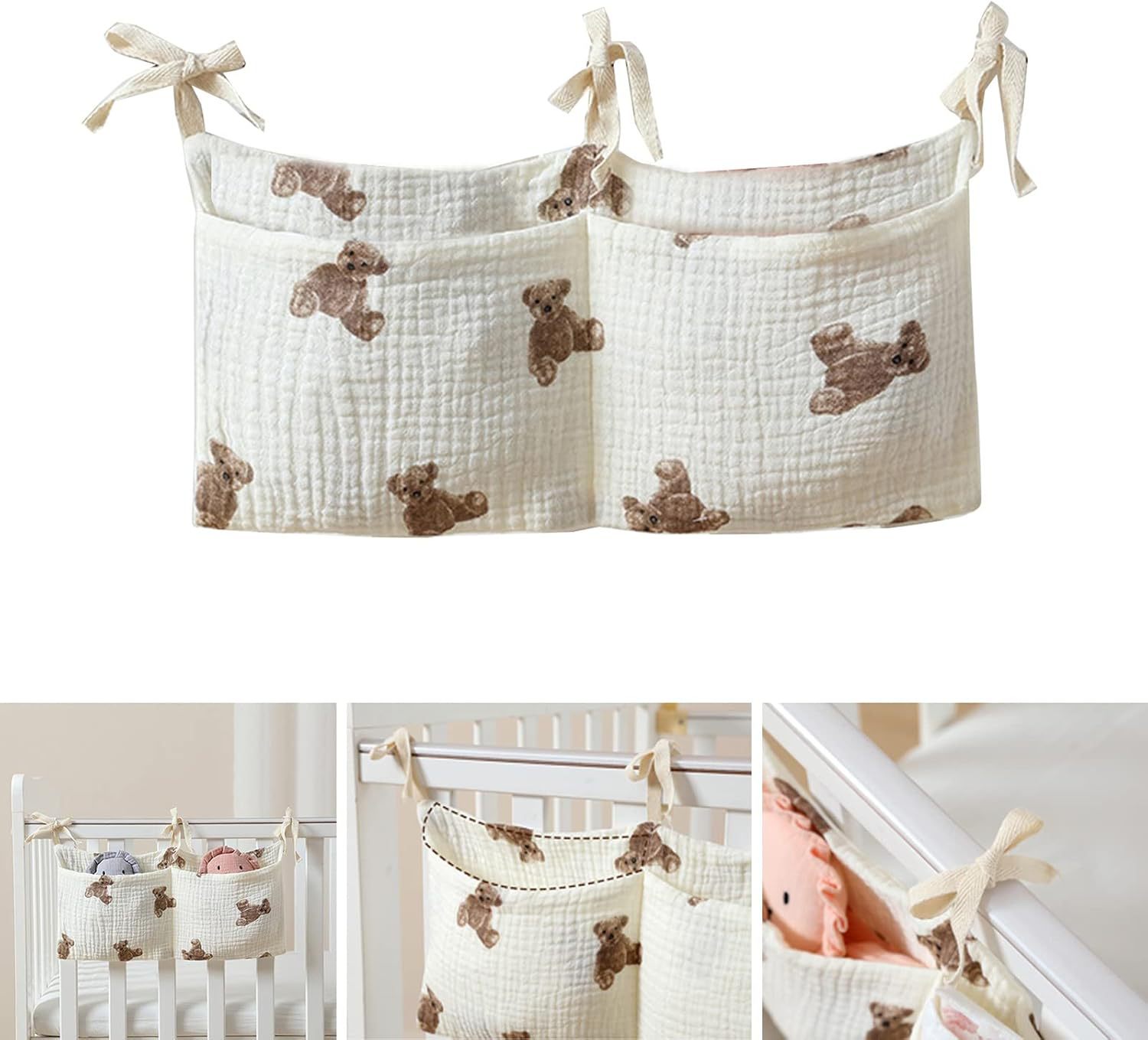 Baby Crib Organizer Cot Caddy  - đánh giá và giá Baby Nursery Organiser