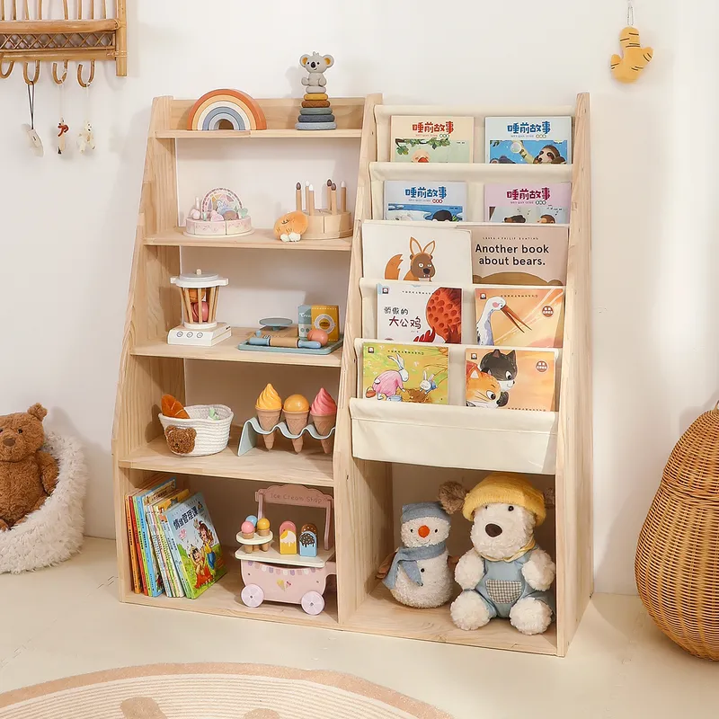 Kids 2-in-1 Toy Storage Rack a - đánh giá và giá Baby Nursery Unit