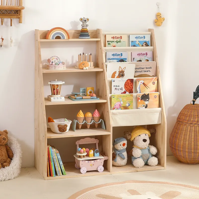 Kids 2-in-1 Toy Storage Rack a - đánh giá và giá Baby Nursery Unit