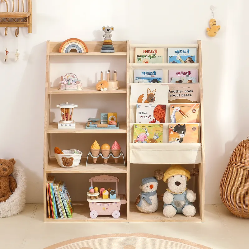 Kids 2-in-1 Toy Storage Rack a - đánh giá và giá Baby Nursery Unit
