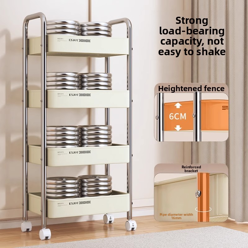 Multifunctional Rolling Cart S - đánh giá và giá Baby Bookshelf Small