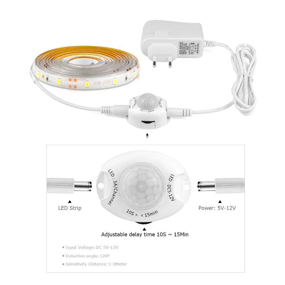 Wireless PIR Motion Sensor LED - đánh giá và giá Drawer Dresser White