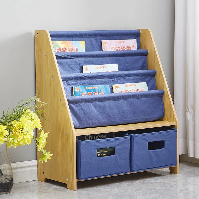 Kids Canvas Bookshelf Layered  - đánh giá và giá Baby Nursery Unit
