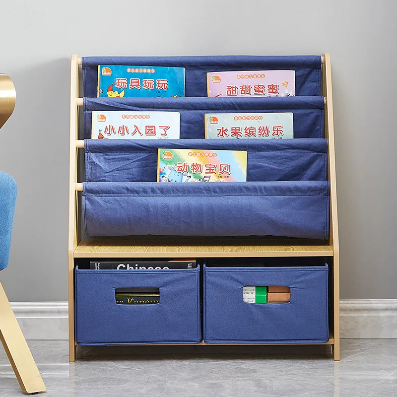 Kids Canvas Bookshelf Layered  - đánh giá và giá Baby Nursery Unit