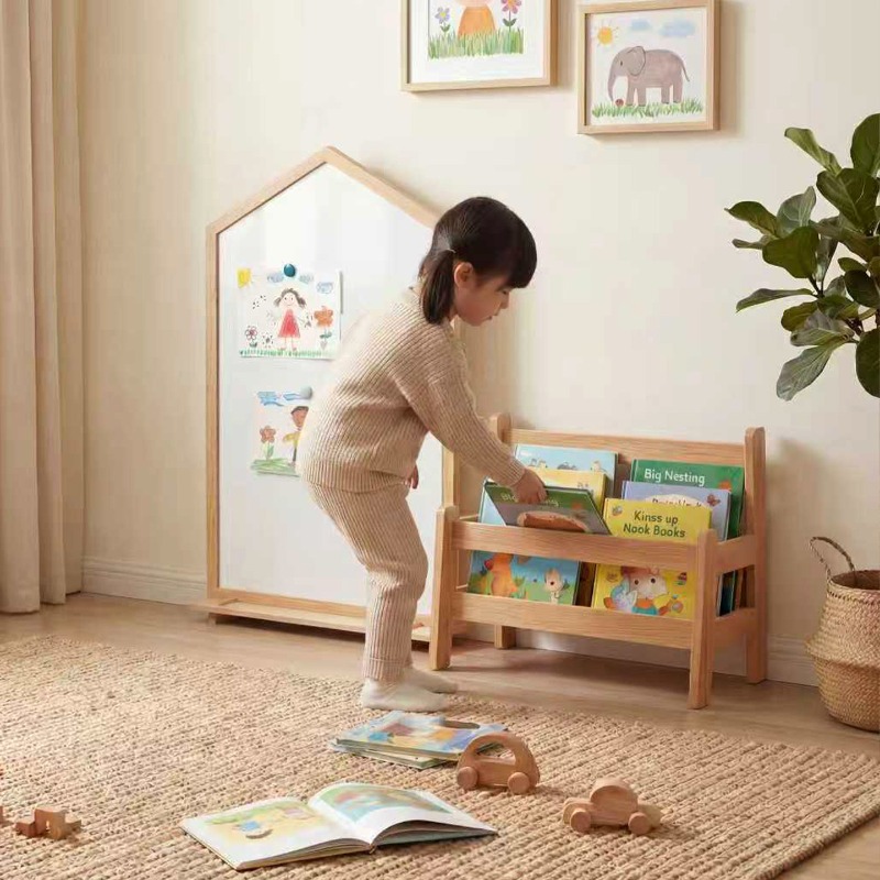 Children's bookshelf floor-to- - đánh giá và giá Baby Bookshelf Small