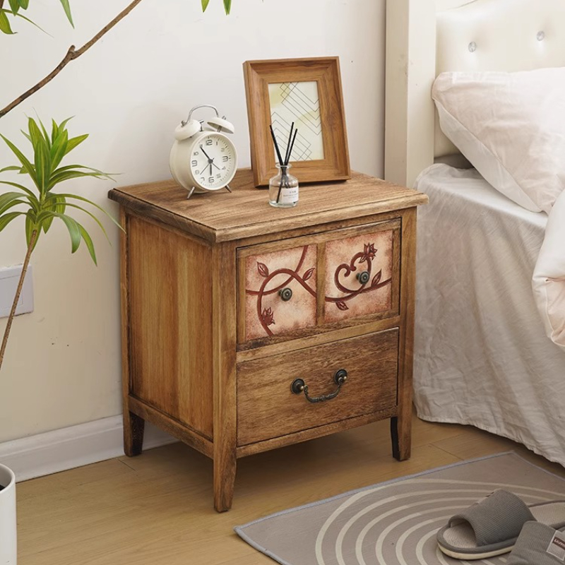 Natural Wood Nightstand Waterp - đánh giá và giá Baby Nursery Table