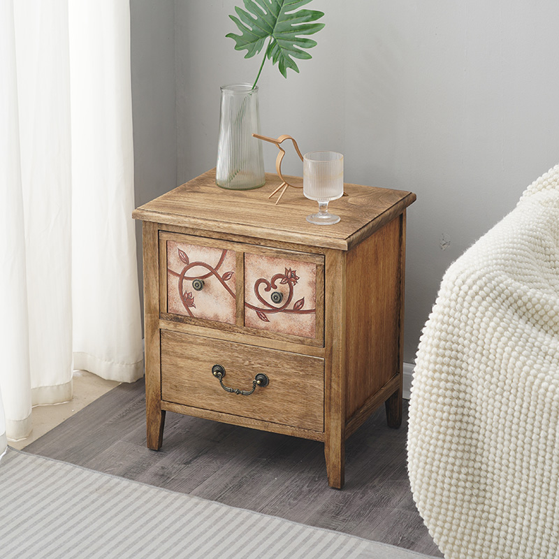 Natural Wood Nightstand Waterp - đánh giá và giá Baby Nursery Table